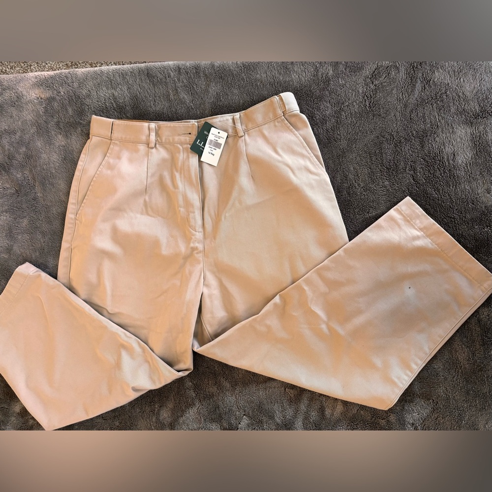 L.L. Bean Women Khaki Chinos